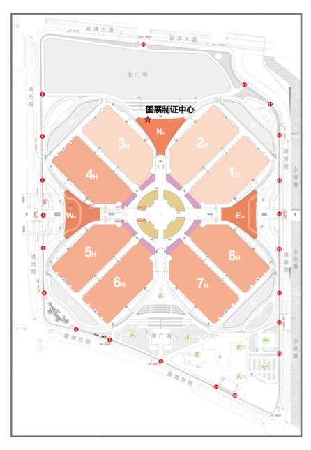 会展中心平面图